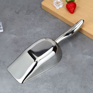 Pala para Hielo Rectangular de Varios Tamaños, de Acero Inoxidable Grueso y Duradero, para Alimentos, Harina, Frijoles, Granos, para Bar, Cocina, Supermercado - Product Image 3