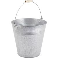 Seau pliant en métal galvanisé au design moderne, le plus vendu, avec poignée, pour la décoration intérieure, taille et forme personnalisables
