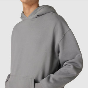 Nouveautés : Sweat à capuche 100 % coton délavé à l'acide pour homme, tricoté, coupe oversize, disponible en différentes couleurs et tailles - Product Image 1