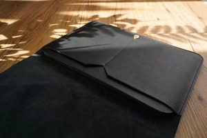 Business Vintage Genuine Leather Sling <b>Laptop</b> <b>Sleeve</b> for Men LS-0298-Eco-Friendly & Durable - Product Image 4