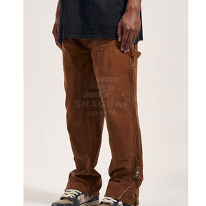 Jean classique décontracté pour un style urbain élégant, avec une qualité supérieure, pantalon homme délavé. - Product Image 4