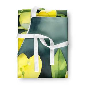 South Carolina Yellow Jessamine Watercolor Large Multicolor <b>Apron</b> Unisex Kitchen Cooking <b>Gardening</b> for Adults for Men Women - Product Image 3