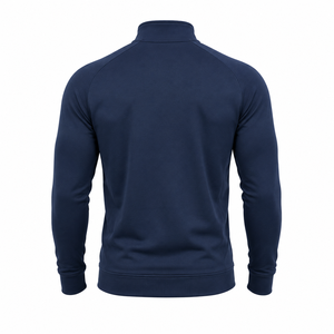 Sweat-shirt de sport personnalisé pour homme X Sports City, à manches longues, demi-zip, anti-transpiration, pour l'entraînement en hiver - Product Image 2