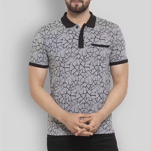 Chemise pour homme de qualité supérieure, couleur unie, 100% coton, séchage rapide, manches courtes, vêtements de golf décontractés d'été - Product Image 4