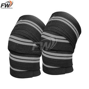 Rodillera de Levantamiento de Pesas OEM de Bajo Precio con Diseño de Logotipo Personalizado, Transpirable, Antideslizante, Protección Avanzada, Cierre de Gancho y Bucle, Premium - Product Image 3