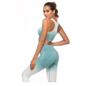 Ropa Deportiva Personalizada para Mujer, Conjunto de Dos Piezas de Leggings de Yoga con Estiramiento en 4 Direcciones, Suave y de Secado Rápido - Product Image 2