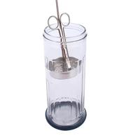 IKZARSA Professionnel 37 Oz Pot de Stérilisation en Plastique et Métal pour Barbiers, Plateau de Désinfection pour Outils de Salon, Conteneur pour Ciseaux et Rasoirs de Haute Qualité