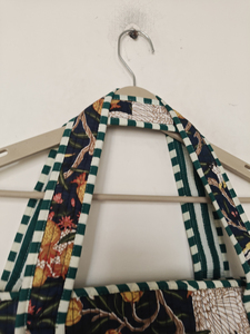 Bolso Tote Mediano Acolchado Azul Oscuro Shree Balajee Garments Bird con Cierre de Cremallera y Asas Dobles para Compras Diarias Reutilizables - Product Image 4