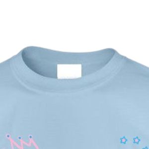Camiseta Azul de Manga Corta para Jóvenes, Cuello Redondo, Informal, para Uso Diario, Escolar, Deportivo, Estilo Urbano, Ropa Cómoda - Product Image 2