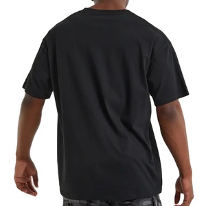Camiseta de algodón 100% al por mayor para hombre, corte holgado, estampada, lisa, vintage, con hombros caídos, oversize, verano 2027 - Product Image 5