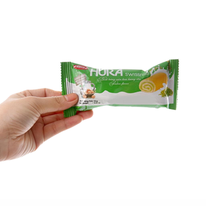Rouleau suisse Hura saveur riz vert 180g, gâteau à la crème de riz vert moelleux, prix compétitif, vente en gros, export - Product Image 2