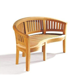 Banc de jardin en promotion, pour deux personnes, en teck écologique et durable, idéal pour l'extérieur. - Product Image 5