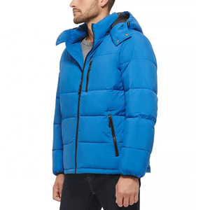 Veste matelassée pour homme en duvet de canard blanc 90% et duvet d'oie, 100% nylon, personnalisable OEM - Product Image 4