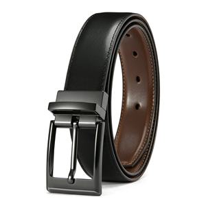 Nouvel Arrivage Ceinture Homme Décontractée en Cuir de Vachette Véritable avec Boucle Ardillon en Alliage, Motif Floral, Respirante, Couleurs Personnalisables OEM, Marque Personnalisée - Product Image 2