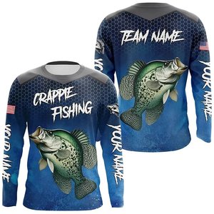 Nouveau T-shirt de pêche sublimé de qualité supérieure 2026, motif personnalisé, drapeau américain, pêche au marlin, manches longues, UPF 50 - Product Image 6