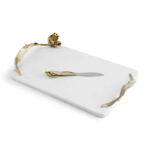 Handmade Marble Serving Tray with Gold Brass Handle <b>Decorative</b> Home Wedding Hotels Accessory Brass And Marble Trays - Product Image 6
