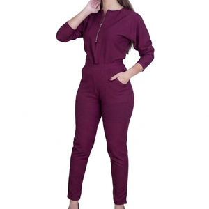 Purple Color Custom Polyester Cotton Short Sleeve Women Surgical <b>Scrub</b> Sets Hospital Doctors Suits Nurse Uniform <b>Clothes</b> - Product Image 3