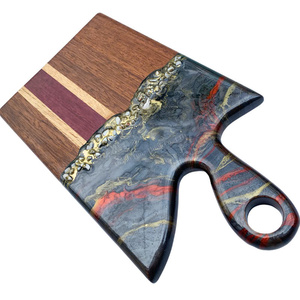 Juego de Posavasos de Resina de Madera de Tendencia 2026, Posavasos Personalizados con Impresión, Posavasos de Resina Epoxi, Regalos de Decoración de Hogar de Lujo - Product Image 2