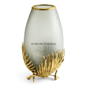 Latest Pattern Arrival High Quality Metal Bronze Tabletop <b>Vases</b> Set Handmade Decorative Planters for Home Interior Design - Product Image 5