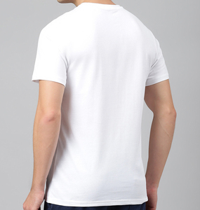 T-shirt basique en coton personnalisé pour homme, coupe classique, léger, respirant, manches courtes, uni, décontracté, pour le streetwear - Product Image 5