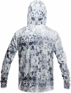 Sudadera con Capucha de Pesca Unisex Personalizada al por Mayor con Estampado por Transferencia Térmica, Manga Larga, Secado Rápido, Impermeable, UPF 50+, Poliéster y Spandex - Product Image 6