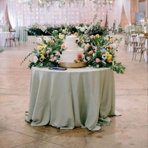 Mantel de Color Sólido al por Mayor, 100% Algodón, Marca Premium, Tela Lavable, Elegante, para Bodas y Banquetes, Moderno y con Estilo - Product Image 1