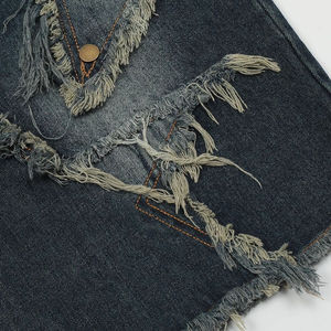 Hot Sale Men's Fashion Ripped Short Breathable Jeans Casual Denim Shorts With Cheap Price Wholesale Rate Customization - Product Image 6