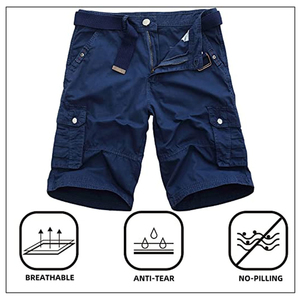 Pantalones Cortos Cargo de Alta Calidad para Hombre, Lona 100% Algodón, Impermeables, Múltiples Bolsillos, Secado Rápido, Transpirables, Pantalones Casuales de Verano, Venta al Por Mayor - Product Image 5