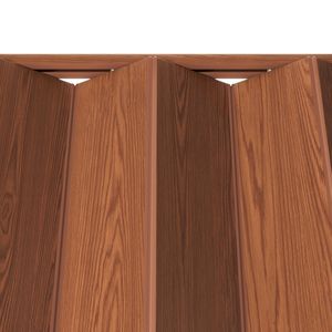 Puertas Plegables de Acordeón de Nogal de 48 Pulgadas, de Doble Pared, Resistentes y Plegables - Product Image 6