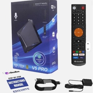กล่องทีวีแอนดรอยด์ VseeBox V5 Pro-Bundle V6 MAX รุ่นใหม่เกรดอุตสาหกรรม พร้อมรีโมทคอนโทรล รองรับความละเอียด 8K รับประกัน 3 ปี รองรับ OBM พร้อมจัดส่ง - Product Image 2