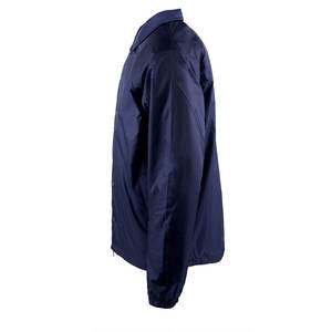 เสื้อแจ็คเก็ตโค้ชผู้ชายคอลเลคชั่นใหม่ปี 2026 ขายส่ง ออกแบบได้ตามต้องการ แขนยาว ผ้าแคนวาส ติดกระดุม - Product Image 3