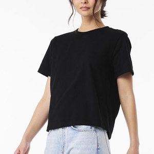 T-shirts Bella Canvas pour femmes, en jersey fin uni, impression sérigraphique personnalisée, vente en gros - Product Image 3