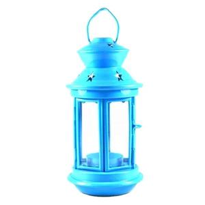 Lanterne en métal miniature colorée pour bougie chauffe-plat, à poser ou suspendre, pour mariage/Noël – Offre Spéciale - Product Image 1