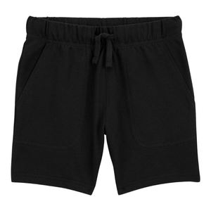 Pantalones Cortos de Algodón con Cintura Elástica, Color Sólido, Estilo Casual de Verano para Niños, con Bolsillos Dobles, Estilo Moderno - Product Image 4