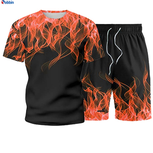 Conjunto Deportivo de Verano Personalizado con Estampado Sublimado de Alta Calidad, Transpirable y Tejido, el Más Vendido para Hombre - Product Image 2