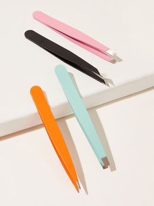 Pinces à cils personnalisées OEM, pinces à cils pour extensions de cils, pinces à cils multicolores avec logo personnalisé, en promotion. - Product Image 6