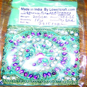 Silk Border Organza Drawstring Pouch Casual Eco-Friendly Christmas Gift Bag - Product Image 4