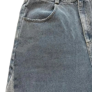 Pantalones Cortos de Mezclilla para Hombre, Estilo Urbano, Cintura Elástica, Transpirables, Desgastados, con Roturas a la Altura de la Rodilla, Casuales, 100% Algodón Orgánico - Product Image 4