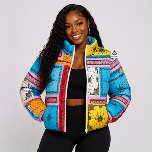 Veste matelassée décontractée en tissu tissé avec logo personnalisé, col montant, imperméable, pour l'hiver, style Régalia Maçonnique Héritage - Product Image 4