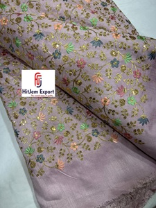 Soft Sheer <b>Polyester</b> Net Embroidery <b>Fabric</b> for Designer Bridal Dresses Couture Wear Bags Home Decor and Fashion Accessories - Product Image 6