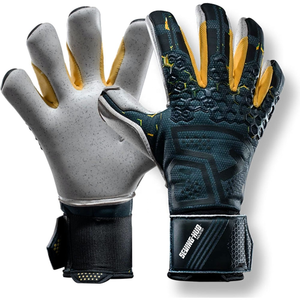 Gants de gardien de but de football pour jeunes pas chers, gants de gardien de but en latex épais avec protection des doigts en vente - Product Image 5