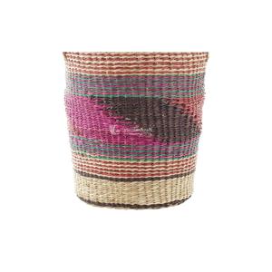 Panier en jacinthe d'eau au design minimaliste, tissé à la main, essentiel pour la maison, panier en jacinthe d'eau contemporain - Product Image 4