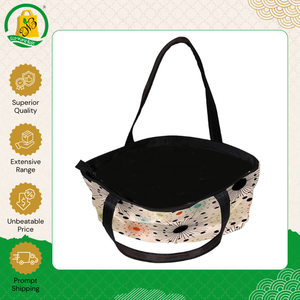 New Design High Quality Eco-Friendly Biodegradable Cotton <b>Canvas</b> Handbag with Zipper Closure Casual Shoulder Carry Bag - Product Image 3