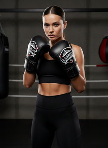 Guantes de Entrenamiento de Cuero Genuino Premium con Logotipo Personalizado y Soporte para Muñeca - Product Image 4