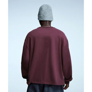 เสื้อยืดแขนยาวผู้ชาย ระบายอากาศ แห้งเร็ว ทรงเข้ารูป สำหรับเล่นกีฬา สกรีนโลโก้ได้ ออกกำลังกาย ฟิตเนส ทรงโอเวอร์ไซส์ เรียบง่าย คุณภาพสูง รับผลิตแบบ OEM - Product Image 5