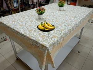 Nappe rectangulaire élégante et moderne en coton uni, de haute qualité, écologique, durable, avec motifs imprimés à la main, personnalisable - Product Image 3