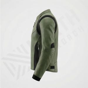 Veste de moto en cuir véritable pour homme de qualité supérieure, nouvelle arrivée, vestes de moto d'hiver, protections amovibles, personnalisables - Product Image 3