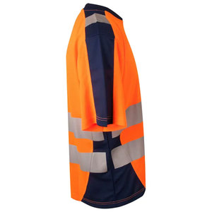 เสื้อยืดนิรภัยสำหรับงานก่อสร้างแบบมองเห็นได้ชัดเจน เสื้อทำงานแขนสั้น เสื้อผ้าเพื่อความปลอดภัย เสื้อยืดนิรภัย - Product Image 3