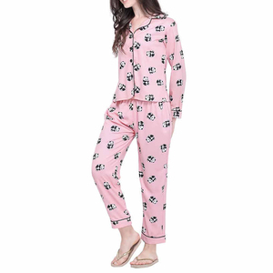 Ensemble de pyjamas légers pour femmes en modal et coton, 2 pièces, vêtements de nuit à manches courtes, tenue décontractée - Product Image 6