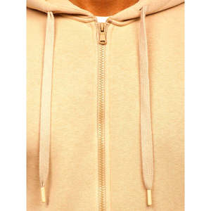 เสื้อฮู้ดซิปเต็มตัวผู้ชาย สีพื้น เสื้อสเวตเชิ้ตมีฮู้ดลำลอง ผ้าฟลีซ ซิปหน้า แขนยาว ทรงโอเวอร์ไซส์ เสื้อแจ็คเก็ตมีฮู้ดสำหรับฤดูหนาว - Product Image 6